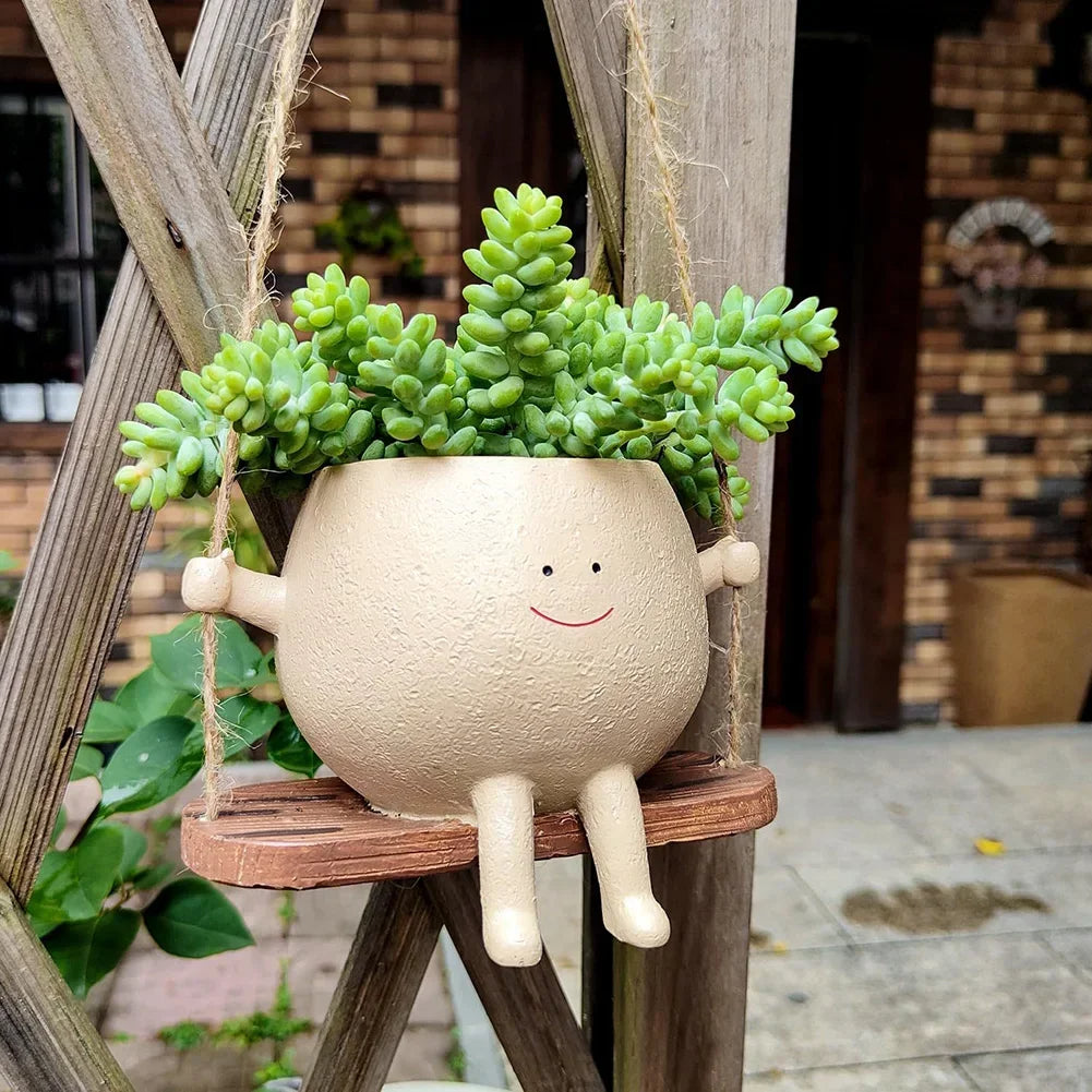 Lisslune | Happy Buddy Hanging Plant Pot