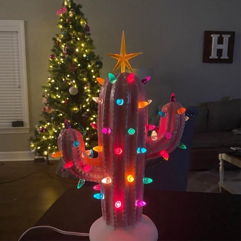 Lisslune | Vintage Christmas Luminous Cactus