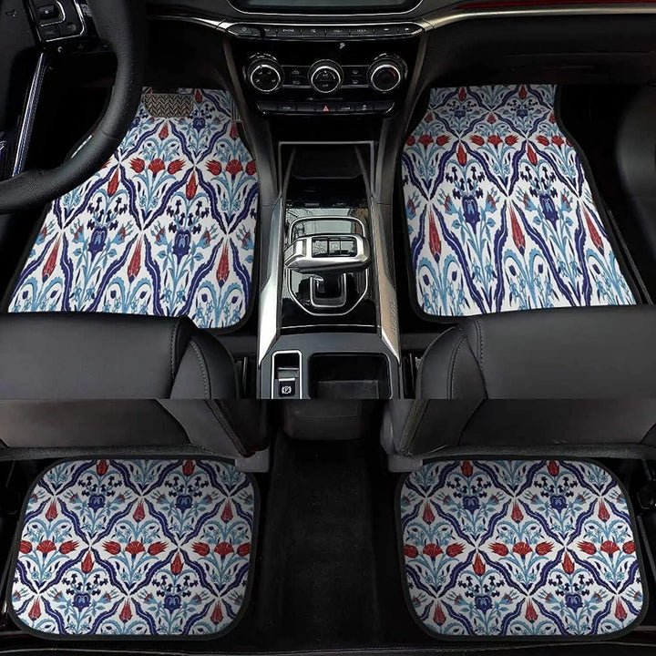 Lisslune | Vintage Persian-Turkish patterned car mats (4-piece set)
