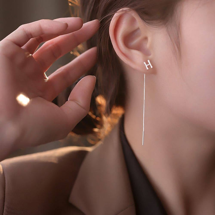 Lisslune | Shiny Alphabet Earrings