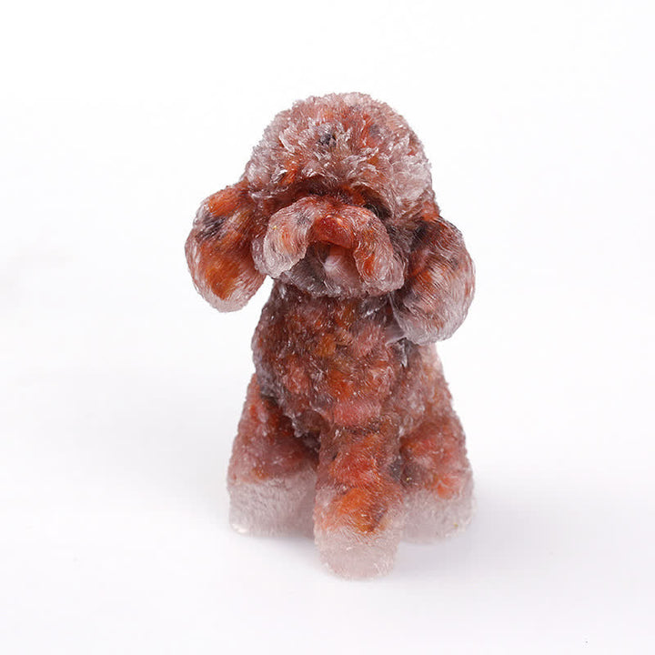 Lisslune | Frendorf Natural Crystal Poodle Gemstone Decoration