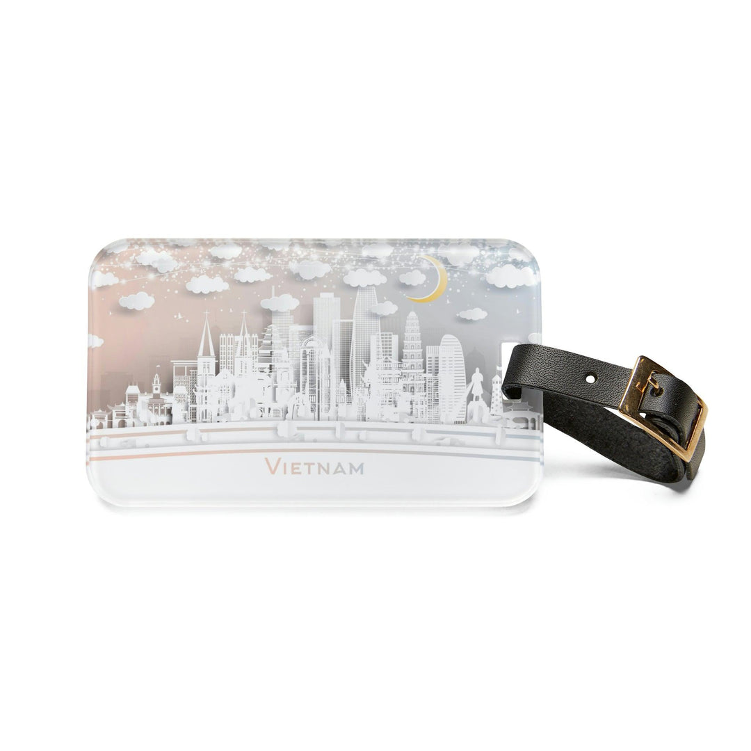 Lisslune | Adjustable Luxury Acrylic Luggage Tag: Enhance Your Travel Experience