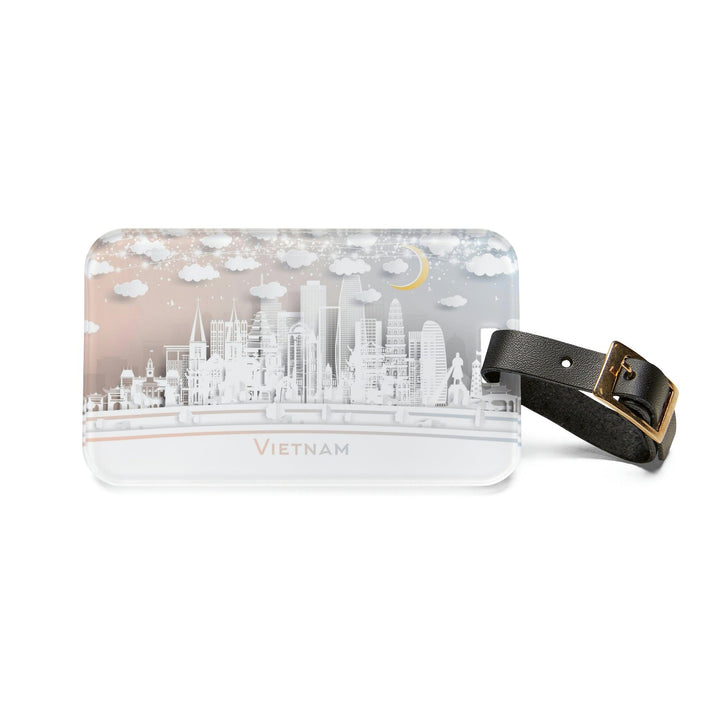 Lisslune | Adjustable Luxury Acrylic Luggage Tag: Enhance Your Travel Experience