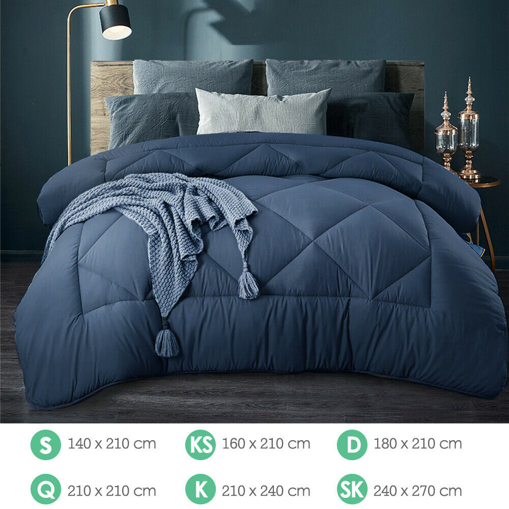 Lisslune | Doona Quilt Microfiber - All Seasons - Blue