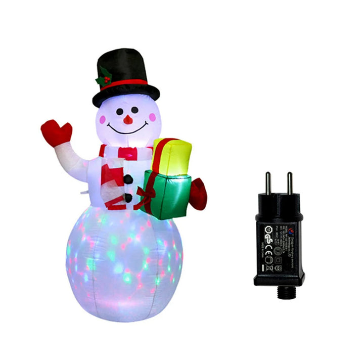 Lisslune | Glowing LED Inflatable Christmas Tree & Elf – Festive Outdoor Ornament for Magical Parties & New Year Cheer