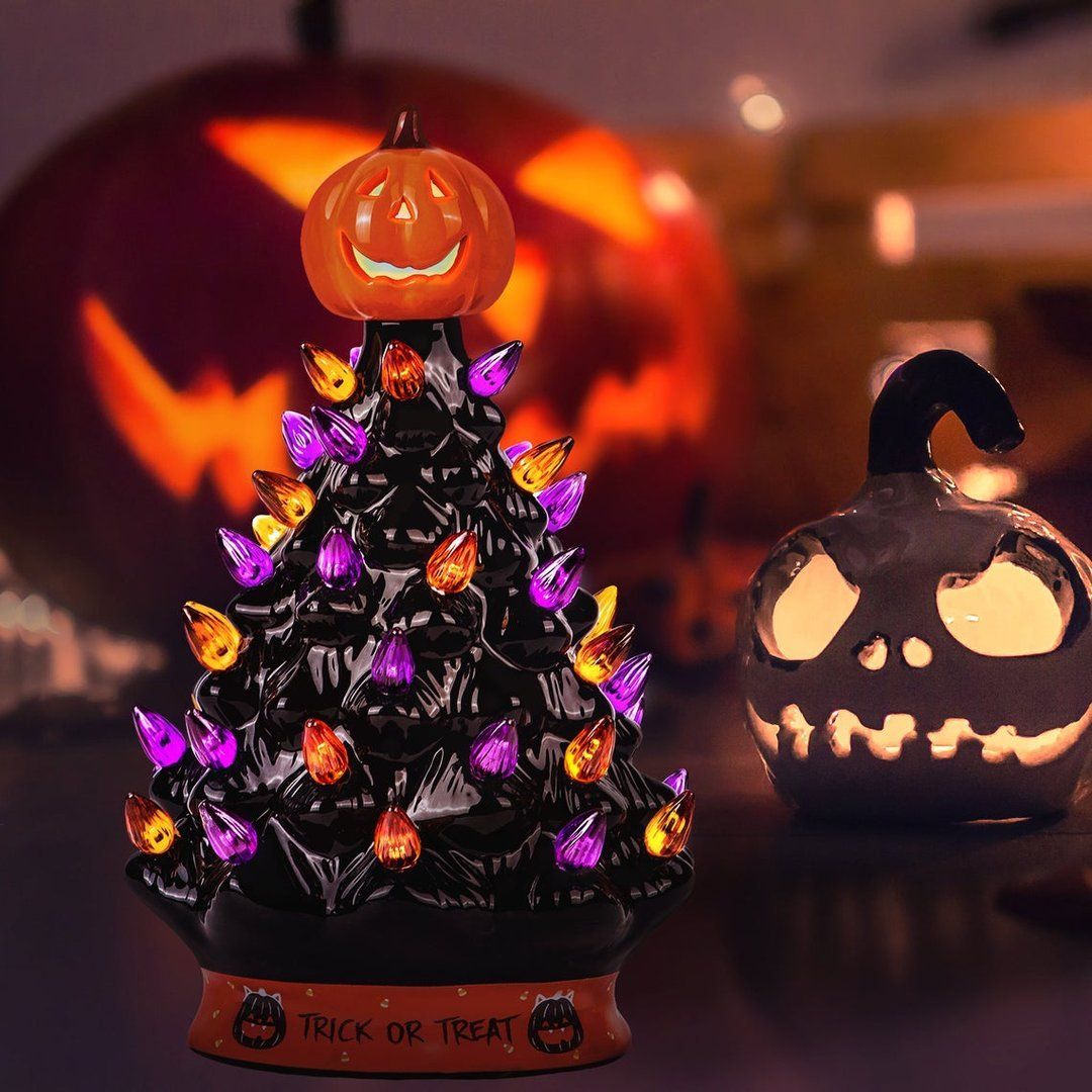 Lisslune | Halloween Colored lights Christmas Tree