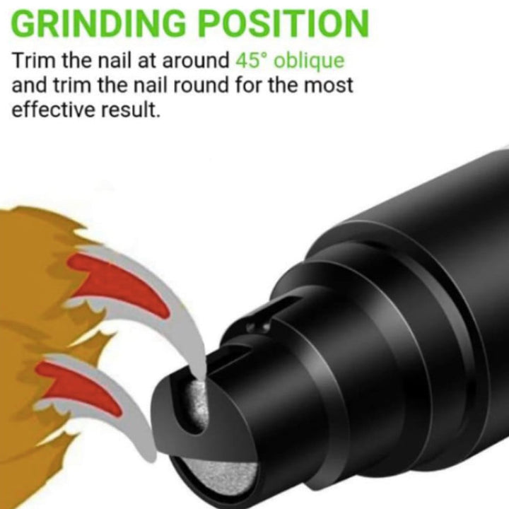 Lisslune | Rechargeable Pet Nail Grinder Soundless Good for Pet's Health