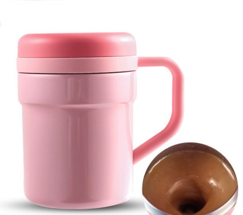 Lisslune | Magnetic Self Stirring Coffee Mug, No Battery, Switch and Spoon, for Office, Home & Travel
