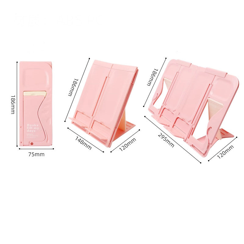 Lisslune | Foldable Solid Color Portable Desktop Reading Stand