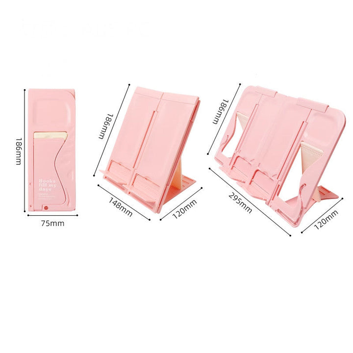 Lisslune | Foldable Solid Color Portable Desktop Reading Stand