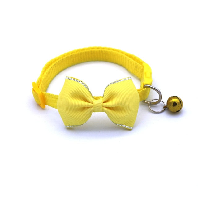 Lisslune | Bow and Bell Plush Collar