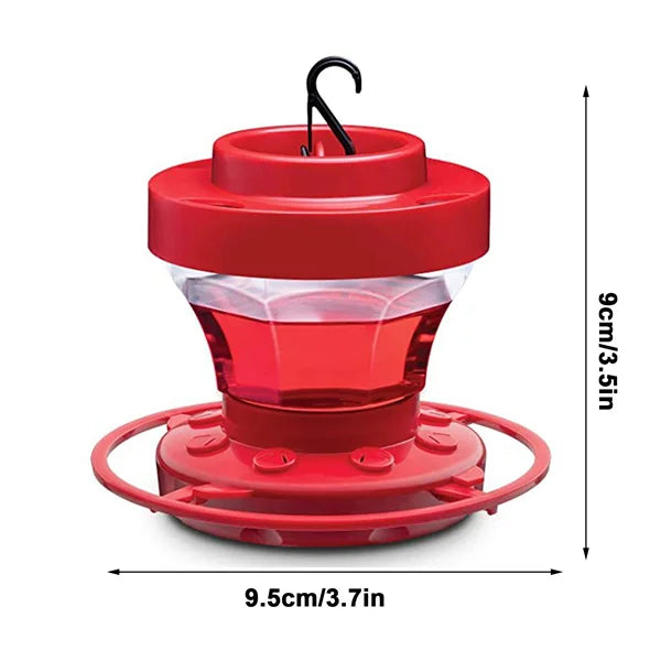 Lisslune | Red Nectar House for Hummingbirds with Insect Stop