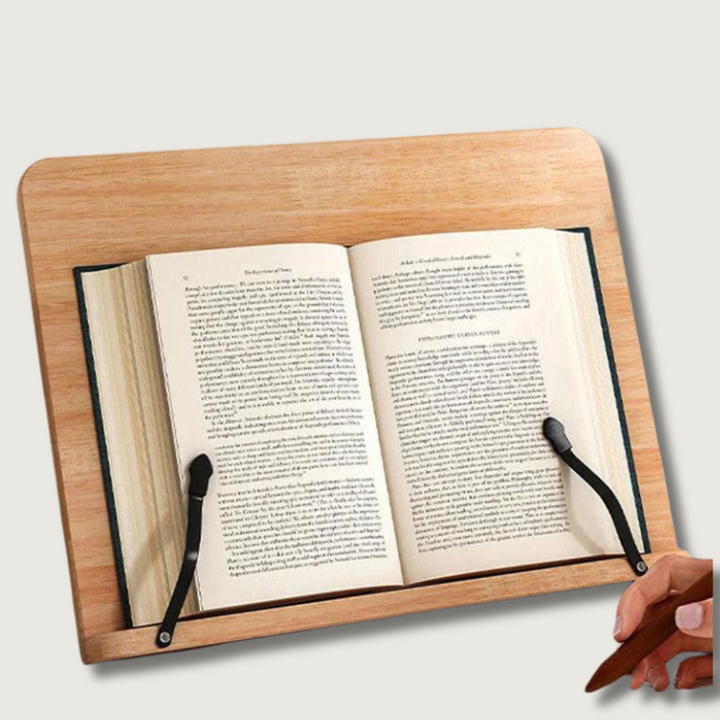 Lisslune | NaturalEase - Wooden Tablet Holder