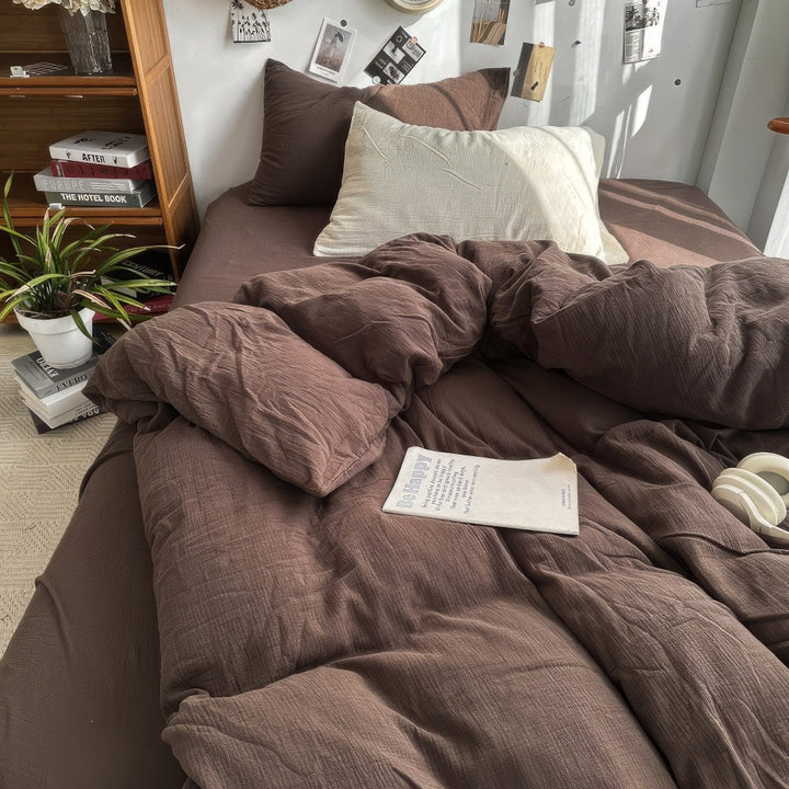 Rynx | Earth Tones Aesthetic Bedding Set
