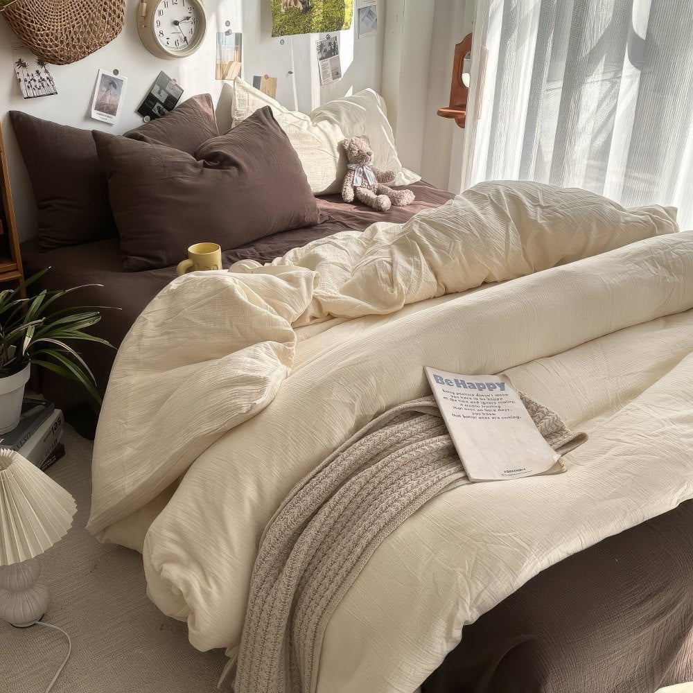 Rynx | Earth Tones Aesthetic Bedding Set