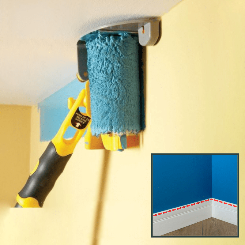 Lisslune | EASYRAND Paint Roller – Precision Edge Painting Tool with Patented No-Mess Sealing System