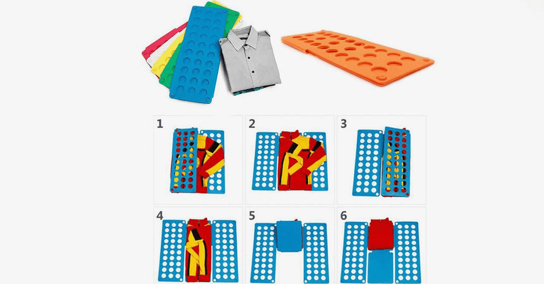 Lisslune | Simple Foldable Closet Organizer - Folding clothes has never been so easy and fun!