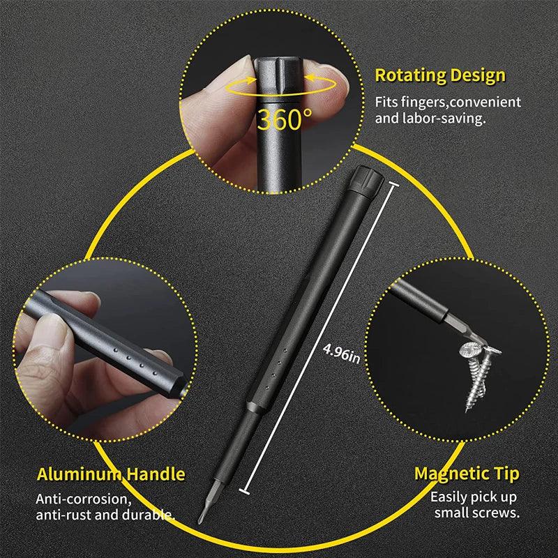 Lisslune | Professional screwdriver set with 24 bits for precision work