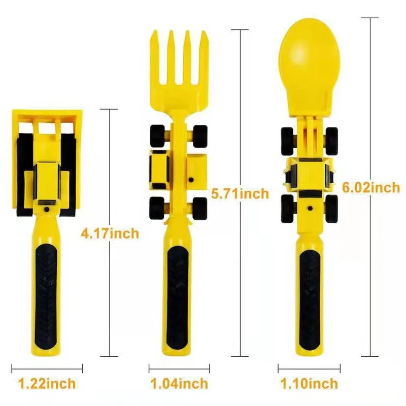 Lisslune | Balanced Bite Kids’ Construction Meal Set – Healthy Eating Made Fun