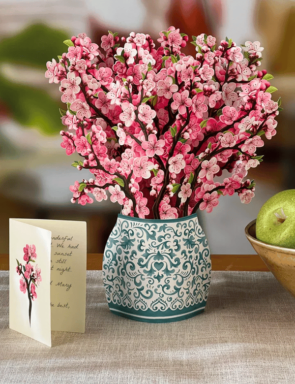 Lisslune | Plastic Pop-up Flower | Incl. Free Gift Cards - Fair