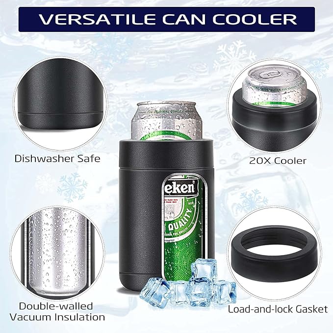 Lisslune | Beer Bottle and Can Cooler with Beer Opener