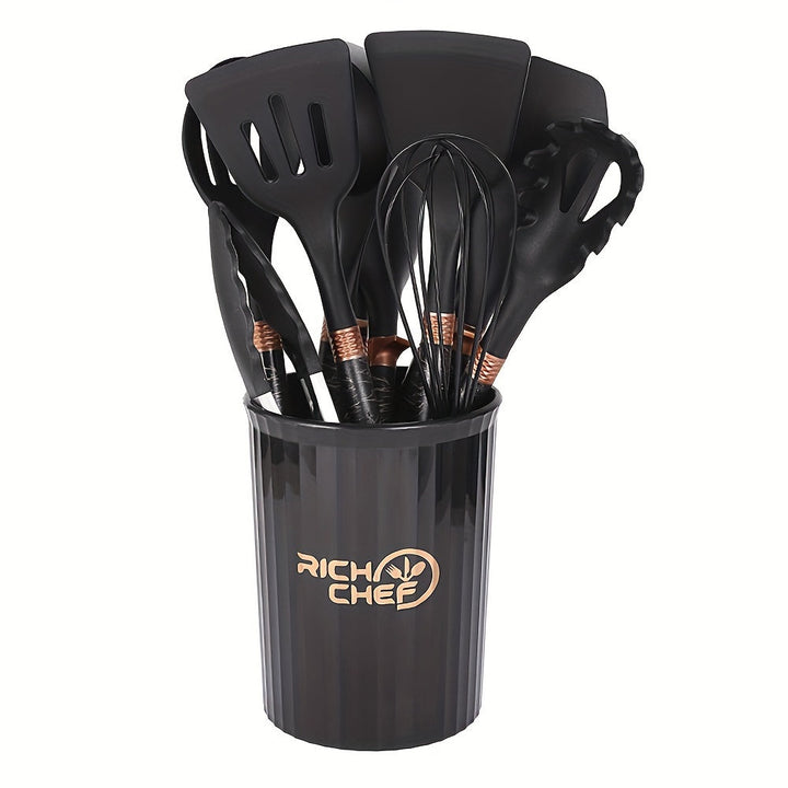 Lisslune | Cooking - Kitchen joy with the elegant silicone kitchen utensil set