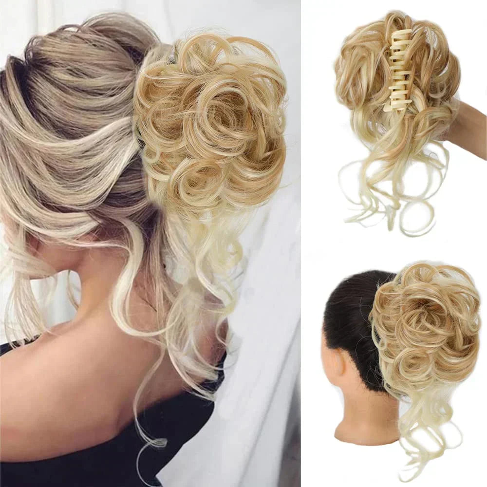 Lisslune | CurlyBun: Instant Curled Bun Hair Clip