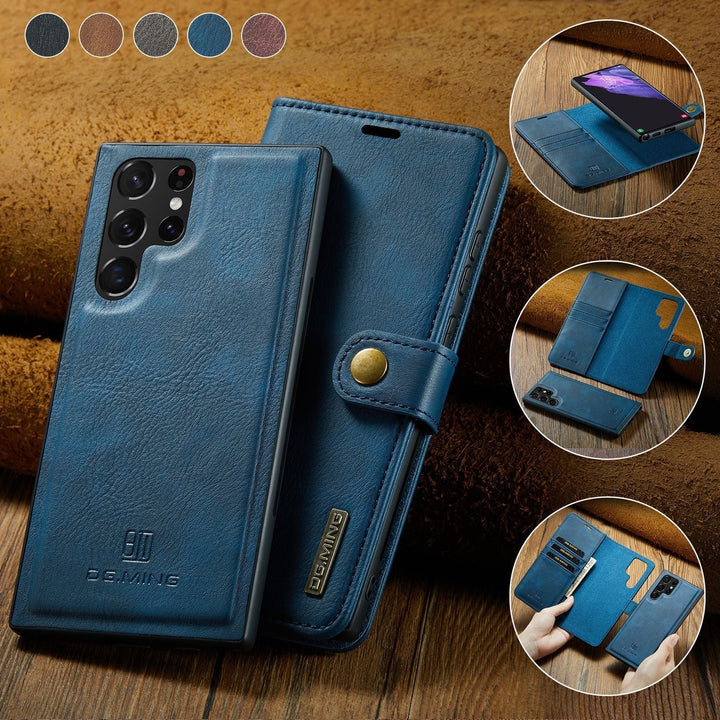 Lisslune | 2 in 1 removable flip leather case for Samsung Galaxy