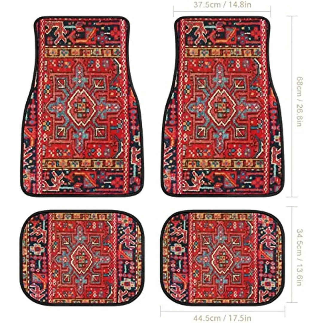 Lisslune | Persian carpet-style car mats - A set of 4