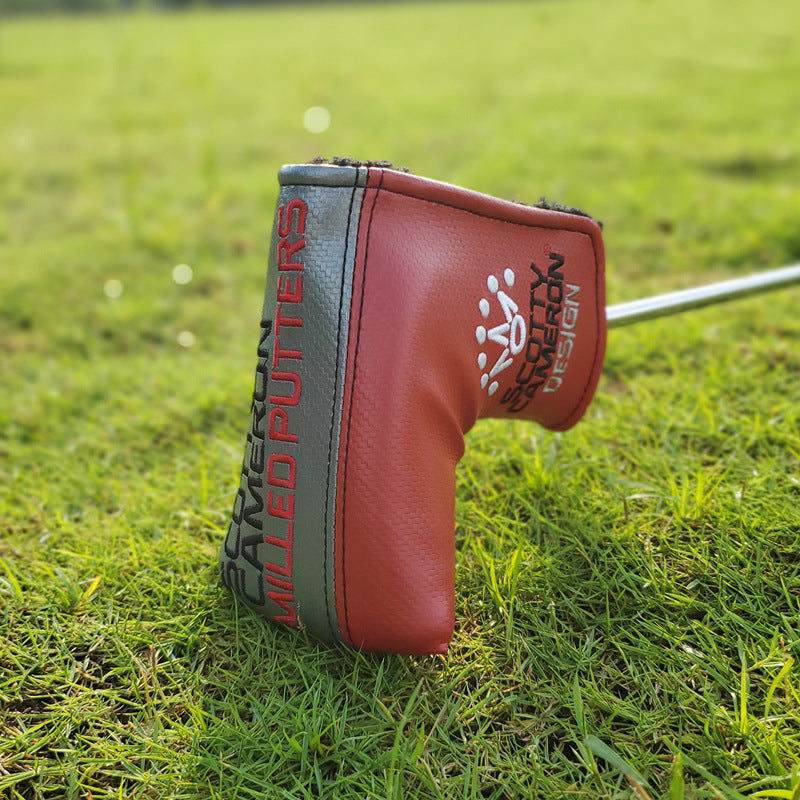 Lisslune | Straight Stripe One-line Putter Golf Club Cover Head Protection Cover Ball Head Protection Cover