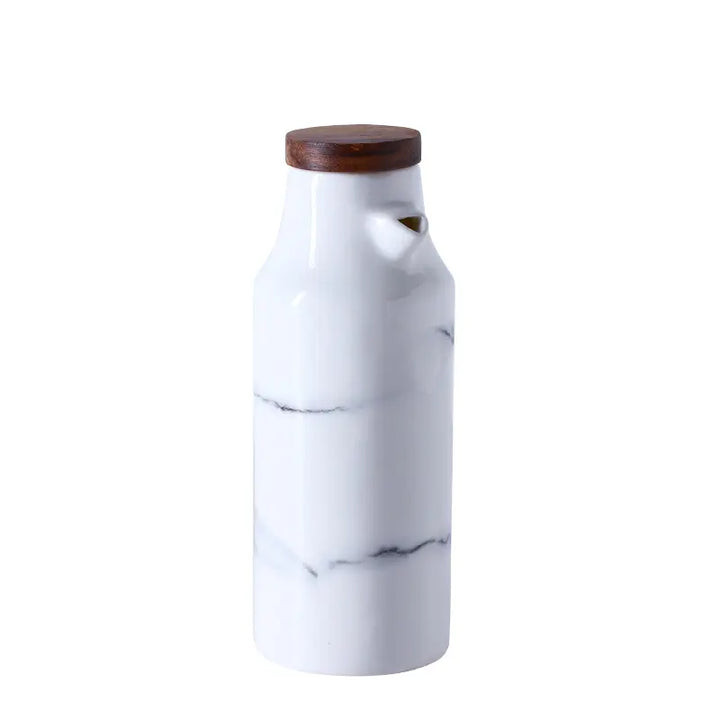 Lisslune | Marble Ceramic Oil and Vinegar Sauce Dispenser
