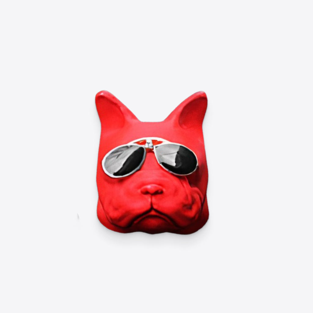 Lisslune | Red Malt Bulldog Car Air Freshener
