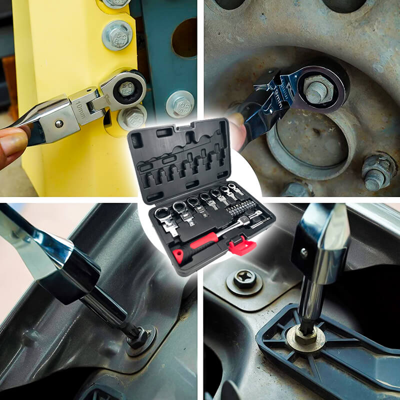 Lisslune | 20-piece ratchet wrench with box