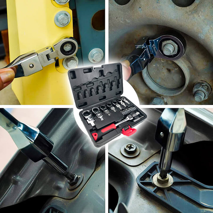 Lisslune | 20-piece ratchet wrench with box