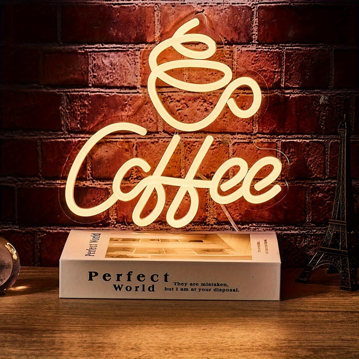Lisslune | Neon Led Coffee Sign For Wall Decoration