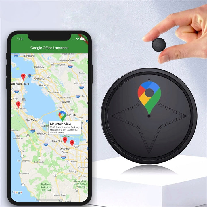 Lisslune | AutoGuard GPS Tracker Mini – Waterproof Magnetic Vehicle Tracker