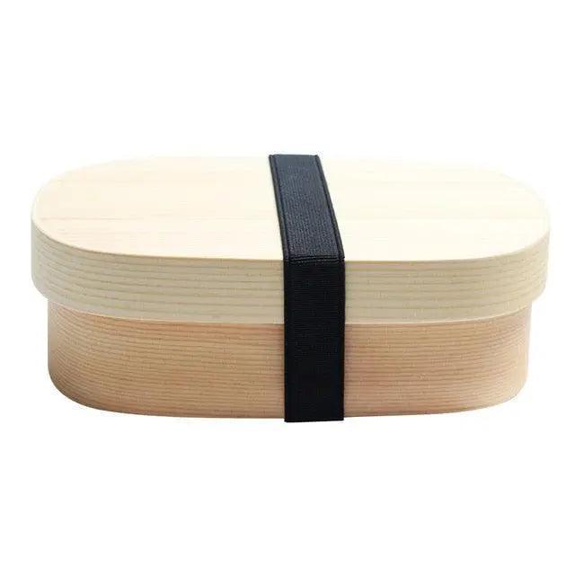 Lisslune | ECO-FRIENDLY WOOD BENTO BOX SET WITH LEAK-PROOF FEATURES - PERFECT FOR HEALTHY FAMILY MEALS