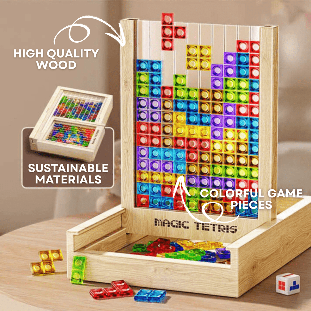 Lisslune | Wooden Puzzle Game for Kids and Adults – Sustainable Brain Training Fun