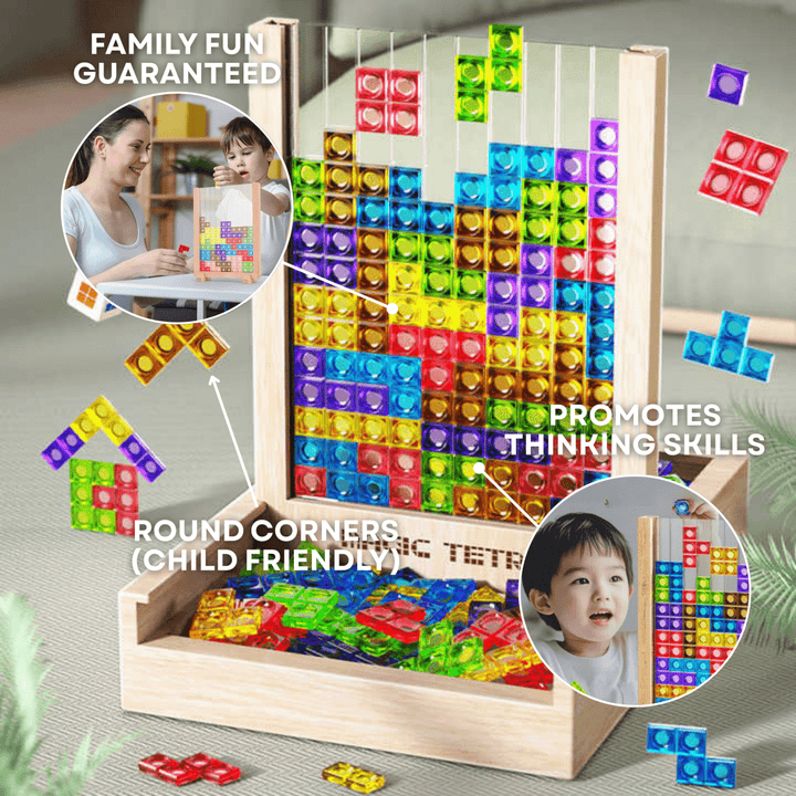 Lisslune | Wooden Puzzle Game for Kids and Adults – Sustainable Brain Training Fun