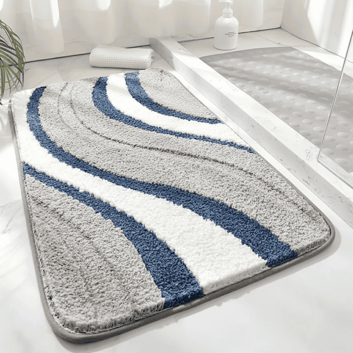 Lisslune | ECOFLOOR – Non-Slip Organic Bath Mat for Luxurious Bathroom Comfort