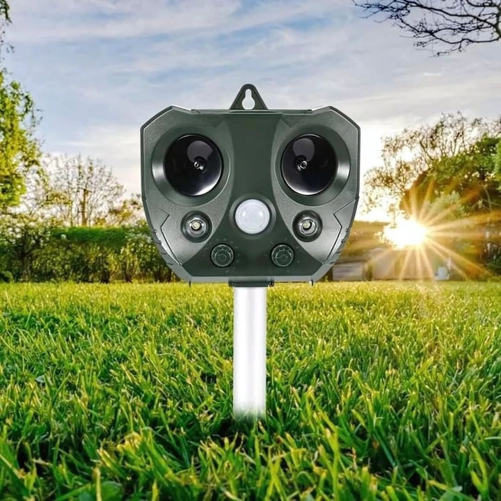 Lisslune | EcoSonic Guard – Ultrasonic Animal Repellent for Outdoor Use