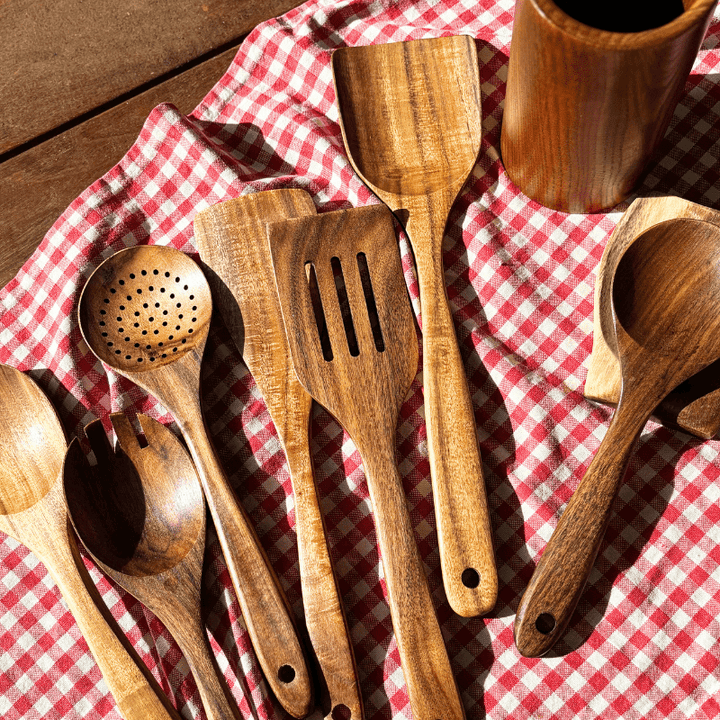 Lisslune | PURETEAK – Sustainable Wooden Cooking Utensils for Non-Stick Cookware