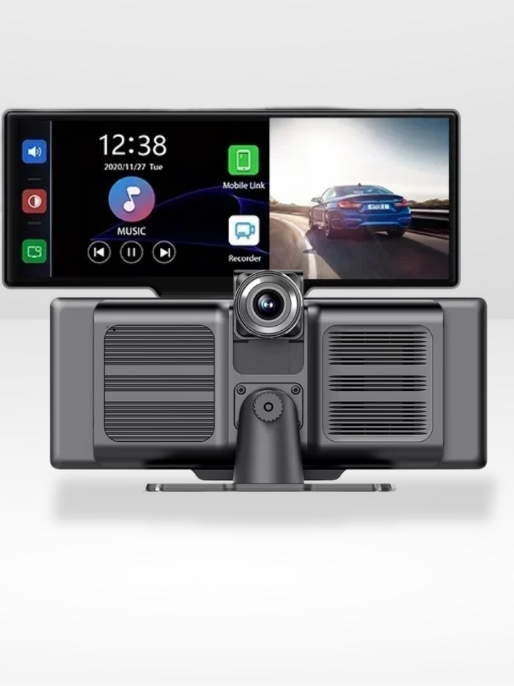 Lisslune | Wireless CarPlay Screen with Built-in 4K Dashcam & Optional Rear Camera – 10.26" IPS Display