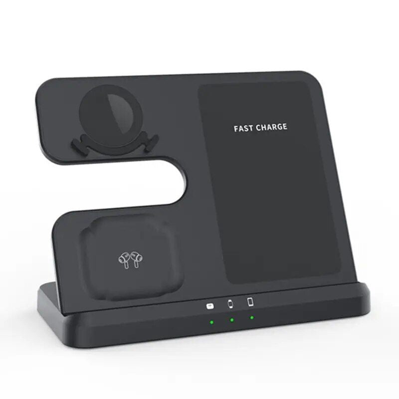 Lisslune | 3-in-1 Wireless Charger Stand for Samsung S22, S21, S20, S10 Ultra; Note series; Galaxy Watch 5, 4; Active Buds 15W