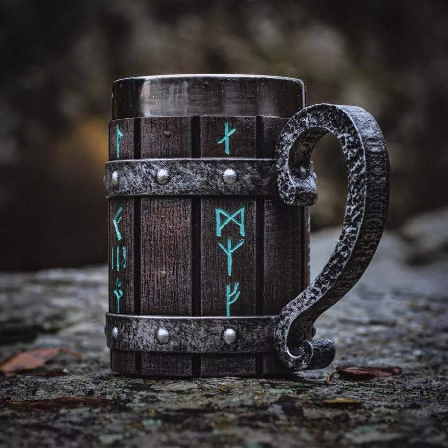 Lisslune | Viking Barrel Mug(Large:550ml)