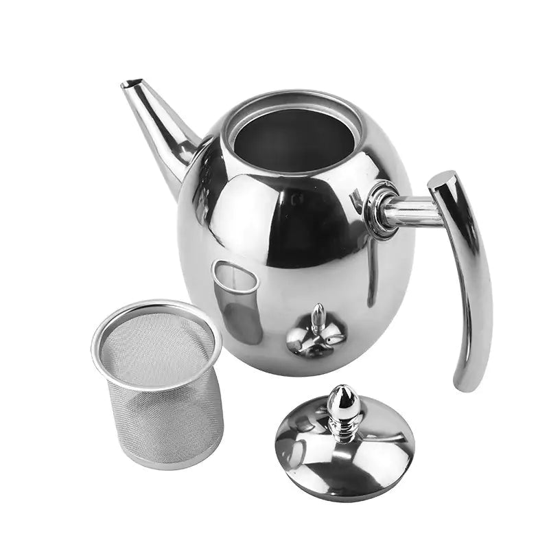 Lisslune | Stainless Steel Teapot with Strainer – TeaElegance
