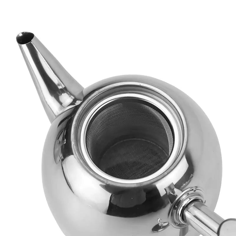 Lisslune | Stainless Steel Teapot with Strainer – TeaElegance