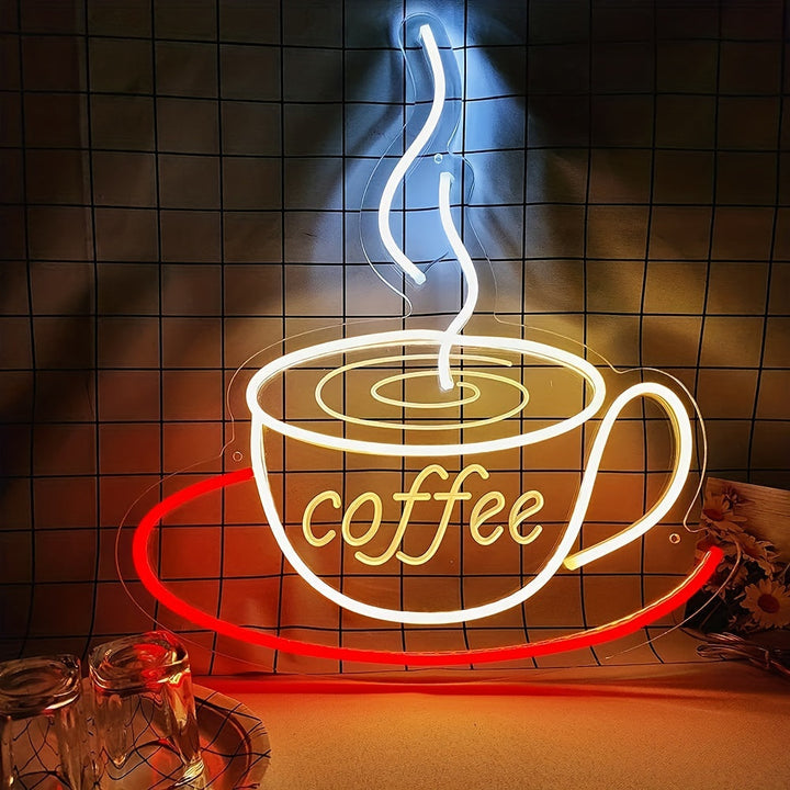 Lisslune | LED Neon Coffee Mug Wall Light