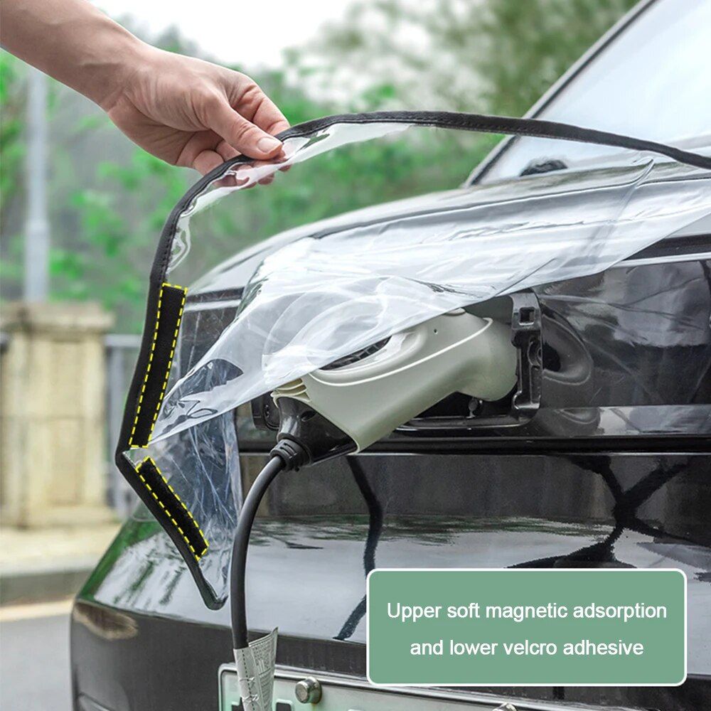 Lisslune | Universal Magnetic EV Charger Port Cover - Waterproof & Dustproof Protection