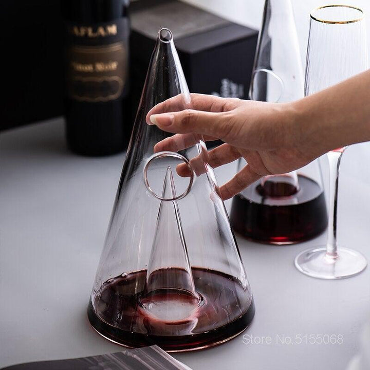 Lisslune | Edifice Decanter - Handcrafted Glass Wine Decanter